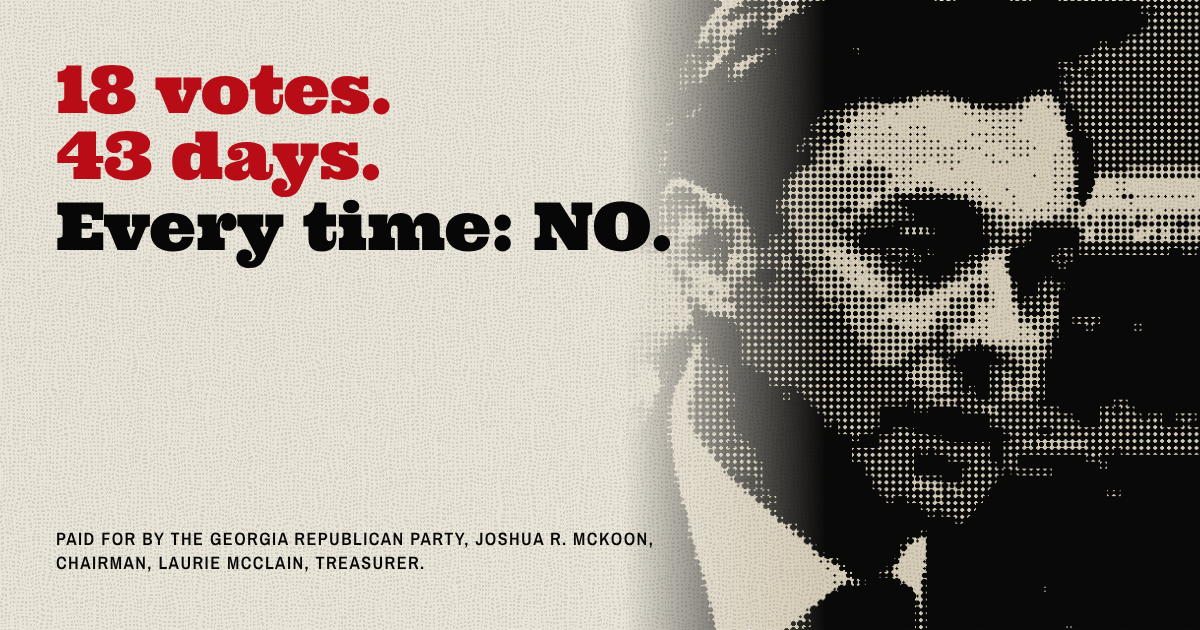 18 votes. 43 days. Every time: NO.